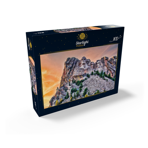 Mount Rushmore National Memorial Black Hills Region South Dakota USA 100 Jigsaw Puzzle box view1