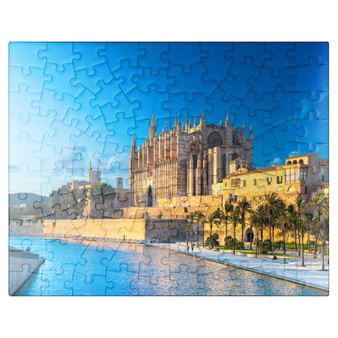 puzzleplate Panoramic view of Palma de Mallorca Mallorca Balearic Islands Spain 100 Jigsaw Puzzle
