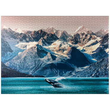 puzzleplate Alaska whales 1000 Jigsaw Puzzle