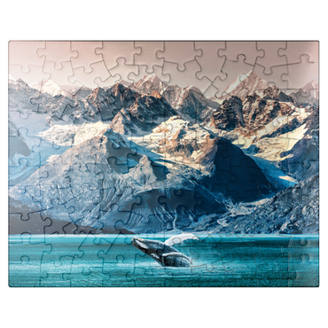 puzzleplate Alaska whales 100 Jigsaw Puzzle