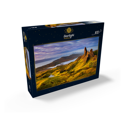 Old Man of Storr Sunrise Isle of Skye Scotland 100 Jigsaw Puzzle box view1