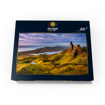 Old Man of Storr Sunrise Isle of Skye Scotland 100 Jigsaw Puzzle box view1