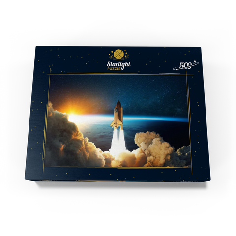 Space shuttle launches into space 500 Jigsaw Puzzle box view1