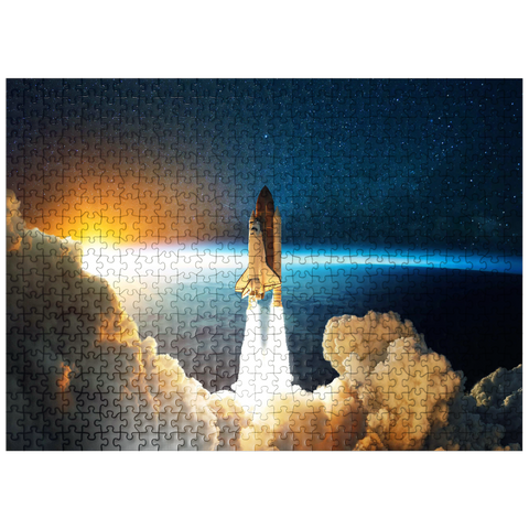 puzzleplate Space shuttle launches into space 500 Jigsaw Puzzle