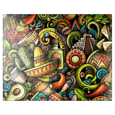 puzzleplate Mexico doodles 100 Jigsaw Puzzle