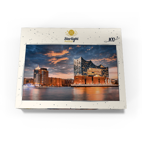 The Elbe Philharmonic Hall in Hamburg 100 Jigsaw Puzzle box view1