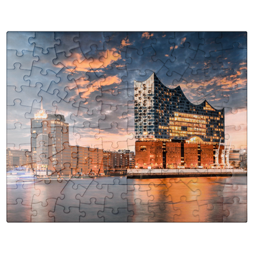 puzzleplate The Elbe Philharmonic Hall in Hamburg 100 Jigsaw Puzzle