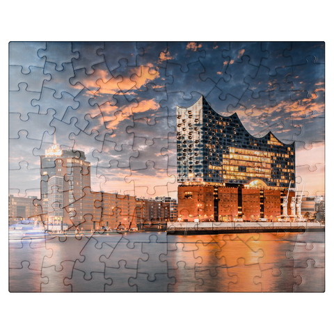 puzzleplate The Elbe Philharmonic Hall in Hamburg 100 Jigsaw Puzzle