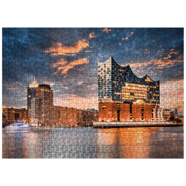 puzzleplate The Elbe Philharmonic Hall in Hamburg 500 Jigsaw Puzzle