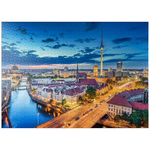 puzzleplate Skyline Berlin 1000 Jigsaw Puzzle