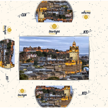 Edinburgh Scotland 100 Jigsaw Puzzle box 3D Modell