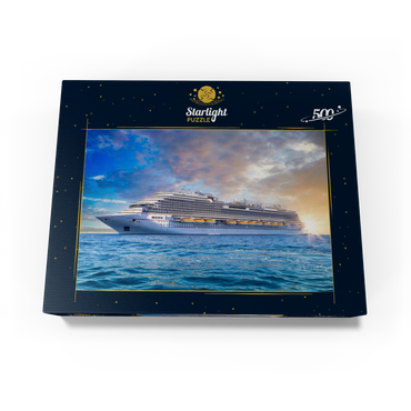 Cruise ship in the Caribbean 500 Jigsaw Puzzle box view1