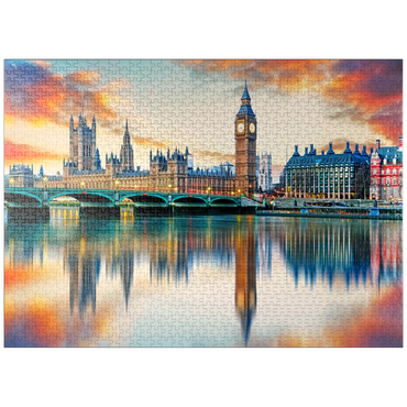 puzzleplate Big Ben and Houses of Parliament, London, England 1000 Jigsaw Puzzle