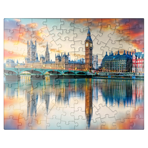 puzzleplate Big Ben and Houses of Parliament London England 100 Jigsaw Puzzle