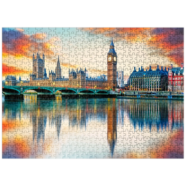 puzzleplate Big Ben and Houses of Parliament London England 500 Jigsaw Puzzle