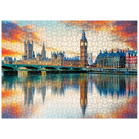 puzzleplate Big Ben and Houses of Parliament London England 500 Jigsaw Puzzle