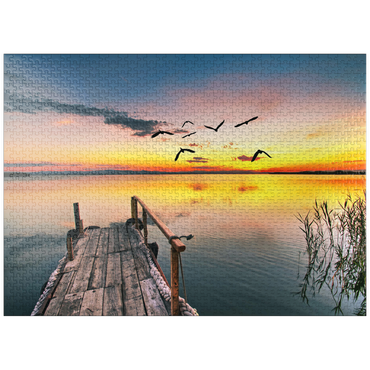puzzleplate Pier in the clouds 1000 Jigsaw Puzzle