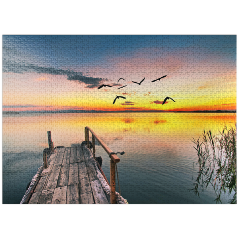 puzzleplate Pier in the clouds 1000 Jigsaw Puzzle