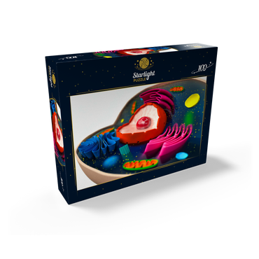 The structure of a biological cell 3D model 100 Jigsaw Puzzle box view1