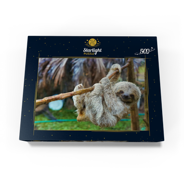 Sloths at San Jose Rescue Center Costa Rica 500 Jigsaw Puzzle box view1