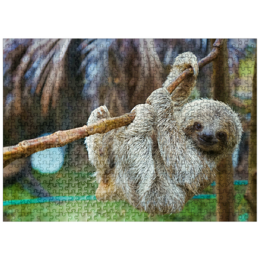 puzzleplate Sloths at San Jose Rescue Center Costa Rica 500 Jigsaw Puzzle