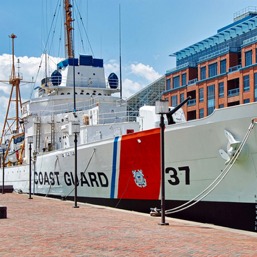 Taney WHEC-37 Coast Guard vessel at the Maritime Museum in Baltimore Maryland 500 Jigsaw Puzzle 3D Modell