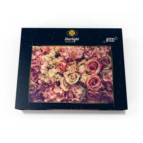 Pink roses 1000 Jigsaw Puzzle box view1