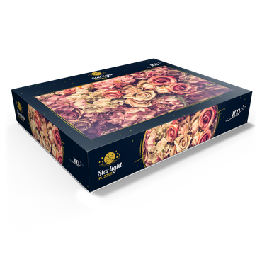 Pink roses 100 Jigsaw Puzzle box view1