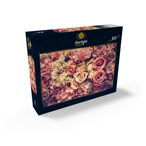Pink roses 100 Jigsaw Puzzle box view1