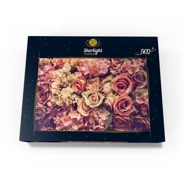 Pink roses 500 Jigsaw Puzzle box view1