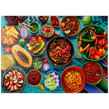 puzzleplate Mexican food 1000 Jigsaw Puzzle