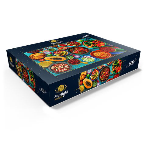 Mexican food 500 Jigsaw Puzzle box view1