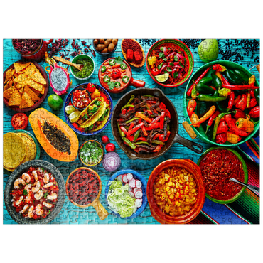 puzzleplate Mexican food 500 Jigsaw Puzzle
