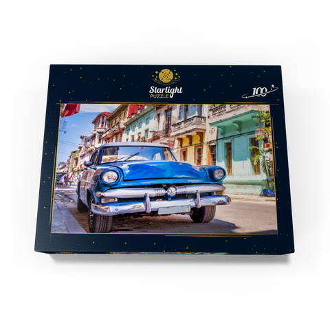 Vintage car in Havana Cuba 100 Jigsaw Puzzle box view1