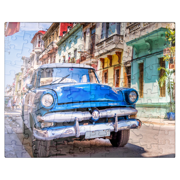 puzzleplate Vintage car in Havana Cuba 100 Jigsaw Puzzle