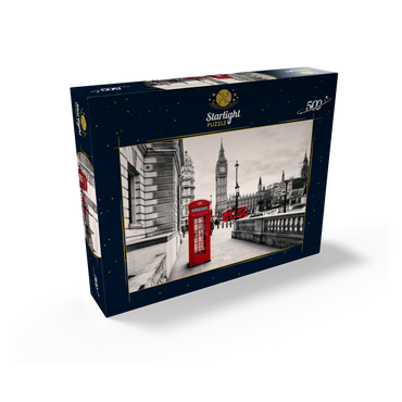 Red telephone box in London 500 Jigsaw Puzzle box view1