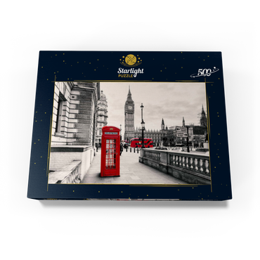 Red telephone box in London 500 Jigsaw Puzzle box view1
