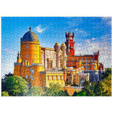 puzzleplate Palácio Nacional da Pena in Sintra Lisbon Portugal 500 Jigsaw Puzzle