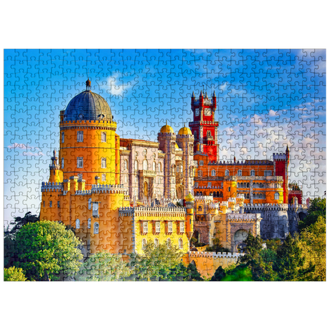 puzzleplate Palácio Nacional da Pena in Sintra Lisbon Portugal 500 Jigsaw Puzzle