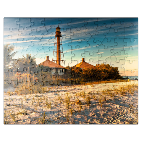 puzzleplate Sanibel Island Lighthouse in Sanibel Island Florida 100 Jigsaw Puzzle