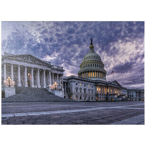 puzzleplate The Capitol in Washington D.C, United States of America 1000 Jigsaw Puzzle