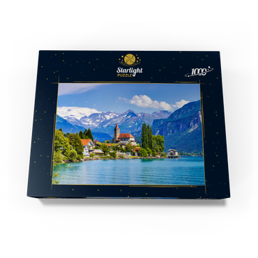Town of Brienz on Lake Brienz near Interlaken, Switzerland 1000 Jigsaw Puzzle box view1