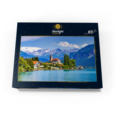 Town of Brienz on Lake Brienz near Interlaken, Switzerland 100 Jigsaw Puzzle box view1