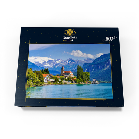 Town of Brienz on Lake Brienz near Interlaken, Switzerland 500 Jigsaw Puzzle box view1