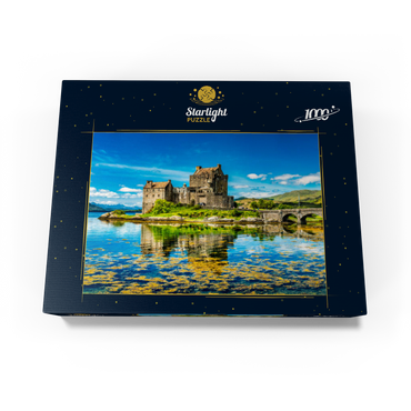 Eilean Donan Castle on a warm summer day - Dornie, Scotland 1000 Jigsaw Puzzle box view1
