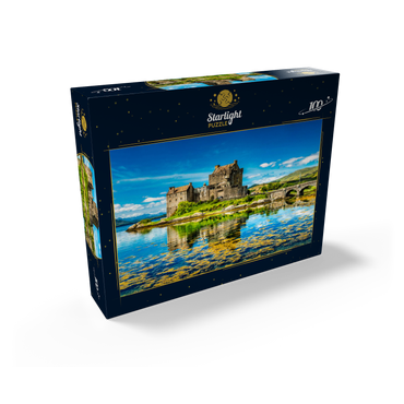 Eilean Donan Castle on a warm summer day - Dornie, Scotland 100 Jigsaw Puzzle box view1