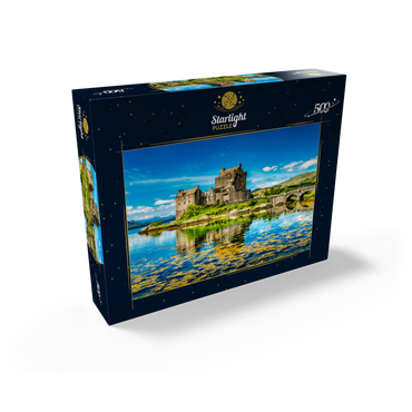 Eilean Donan Castle on a warm summer day - Dornie, Scotland 500 Jigsaw Puzzle box view1