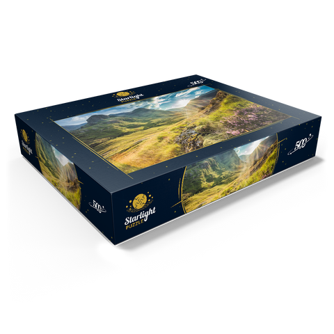 Valley view below the mountains of Glencoe, Lochaber, Highlands, Scotland 500 Jigsaw Puzzle box view1