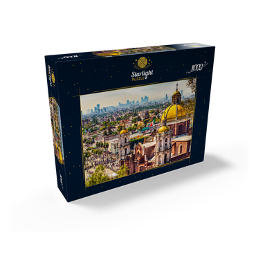 Domes of the old basilica and cityscape of Mexico City 1000 Jigsaw Puzzle box view1