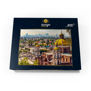 Domes of the old basilica and cityscape of Mexico City 1000 Jigsaw Puzzle box view1